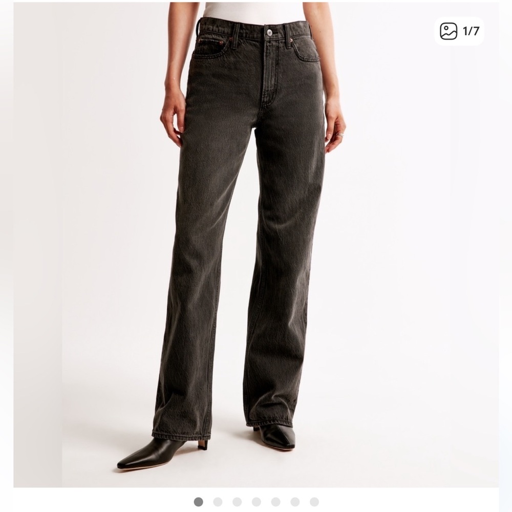 Abercrombie & Fitch high rise loose jeans